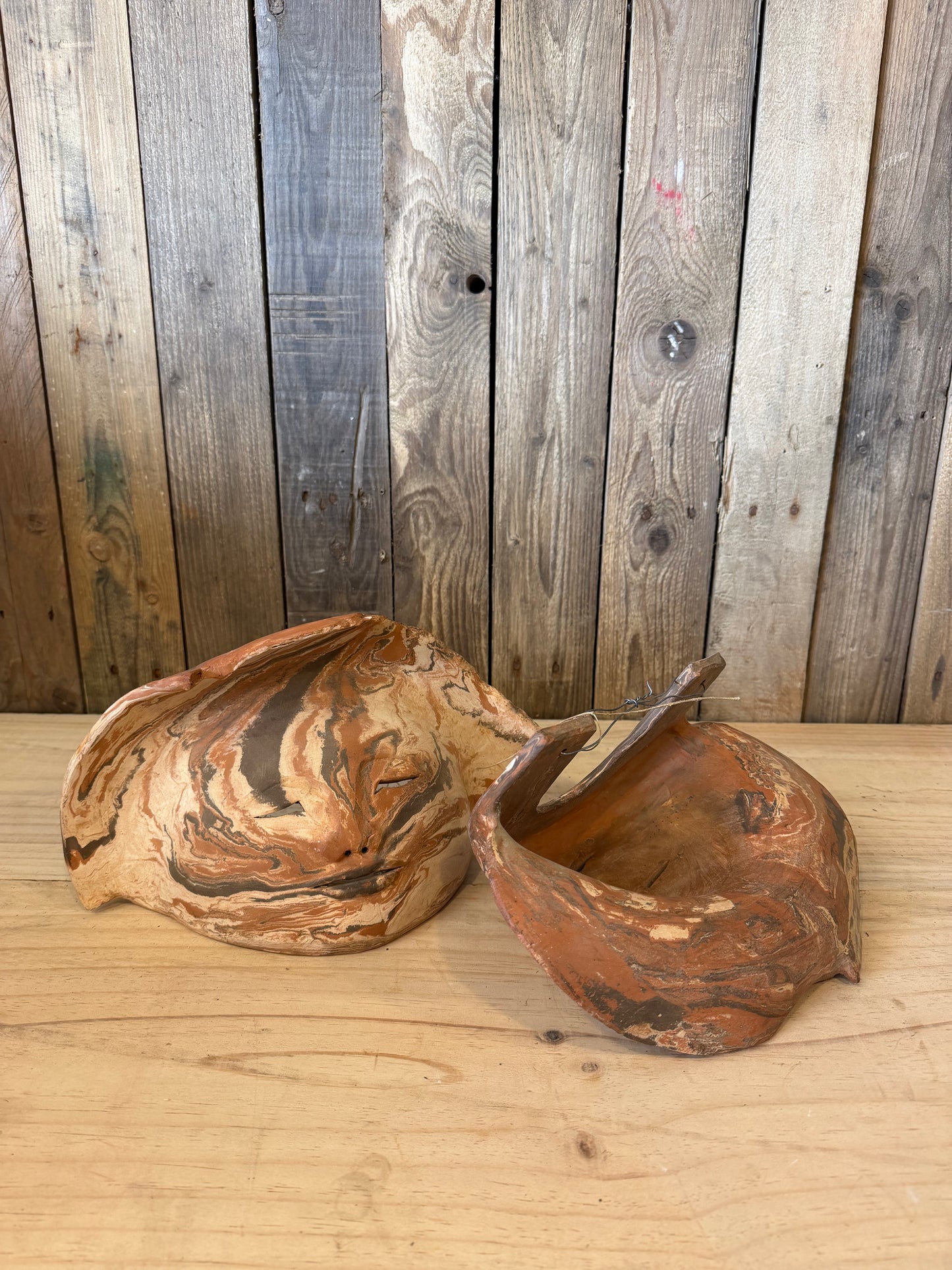 Maskers van klei